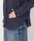《程よくすっきりサイズ / 追加》 80リネンカシュクール ミディシャツ