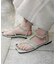 Paes/ぺイズ Square Panel Sandal