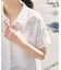 レースフレンチスリーブシャツ