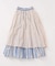 《別注カラー有》ne Quittez pas CottonVoile StripeSlant Panel Skirt*
