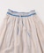 《別注カラー有》ne Quittez pas CottonVoile StripeSlant Panel Skirt*