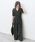 《別注》ne Quittez pas / ヌキテパ  Cotton Dobby Stripe Flower Print Al*