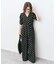 《別注》ne Quittez pas / ヌキテパ  Cotton Dobby Stripe Flower Print Al*