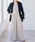 《別注》ne Quittez pas / ヌキテパ  Cotton Dobby Stripe Flower Print Al*