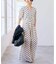 《別注》ne Quittez pas / ヌキテパ  Cotton Dobby Stripe Flower Print Al*