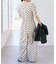 《別注》ne Quittez pas / ヌキテパ  Cotton Dobby Stripe Flower Print Al*