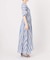 《WEB限定追加》ne Quittez pas Cotton Voile Stripe Waist Gather Dress