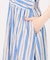 《WEB限定追加》ne Quittez pas Cotton Voile Stripe Waist Gather Dress