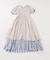 《WEB限定追加》ne Quittez pas Cotton Voile Stripe Waist Gather Dress
