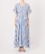 《WEB限定追加》ne Quittez pas Cotton Voile Stripe Waist Gather Dress