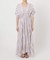 《WEB限定追加》ne Quittez pas Cotton Voile Stripe Waist Gather Dress