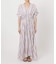 《WEB限定追加》ne Quittez pas Cotton Voile Stripe Waist Gather Dress