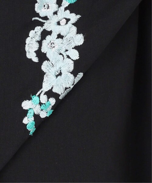 ne Quittez pas / ヌキテパ Cotton Voile Jasmine Embroidery Gath