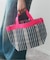ne Quittez pas / ヌキテパ Multi Stripe Mesh Small Bag