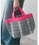 ne Quittez pas / ヌキテパ Multi Stripe Mesh Small Bag