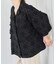 crinkle crinkle crinkle dot 3D embroidery open collar shirt