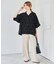 crinkle crinkle crinkle dot 3D embroidery open collar shirt
