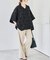 crinkle crinkle crinkle dot 3D embroidery open collar shirt