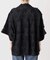 crinkle crinkle crinkle dot 3D embroidery open collar shirt