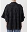 crinkle crinkle crinkle dot 3D embroidery open collar shirt
