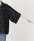 crinkle crinkle crinkle dot 3D embroidery open collar shirt
