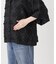 crinkle crinkle crinkle dot 3D embroidery open collar shirt