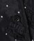 crinkle crinkle crinkle dot 3D embroidery open collar shirt