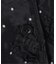 crinkle crinkle crinkle dot 3D embroidery open collar shirt