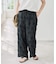 crinkle crinkle crinkle dot 3D rayon shuntang easy pants