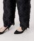 crinkle crinkle crinkle dot 3D rayon shuntang easy pants