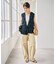 《別注》crinkle crinkle crinkle Frill rayon shantung vest*