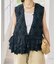 《別注》crinkle crinkle crinkle Frill rayon shantung vest*
