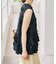 《別注》crinkle crinkle crinkle Frill rayon shantung vest*