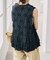 《別注》crinkle crinkle crinkle Frill rayon shantung vest*