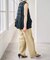 《別注》crinkle crinkle crinkle Frill rayon shantung vest*