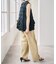 《別注》crinkle crinkle crinkle Frill rayon shantung vest*