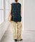 《別注》crinkle crinkle crinkle Frill rayon shantung vest*