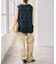 《別注》crinkle crinkle crinkle Frill rayon shantung vest*