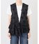 《別注》crinkle crinkle crinkle Frill rayon shantung vest*
