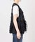 《別注》crinkle crinkle crinkle Frill rayon shantung vest*