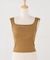 Loro / ローロ Wide rib Square Tanktop