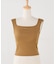 Loro / ローロ Wide rib Square Tanktop