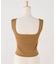 Loro / ローロ Wide rib Square Tanktop
