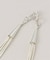 Native SilverStreams / liquid silver necklace 45cm