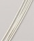Native SilverStreams / liquid silver necklace 45cm