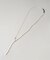 EO / イオ Pearl&PC Chain Lariat Necklace with O