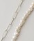 EO / イオ Pearl&PC Chain Lariat Necklace with O