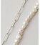 EO / イオ Pearl&PC Chain Lariat Necklace with O