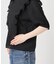 ラミーコットンラッフルフリルブラウス