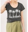 Mixta / ミクスタ U NECK T-SHIRT PALM TREE